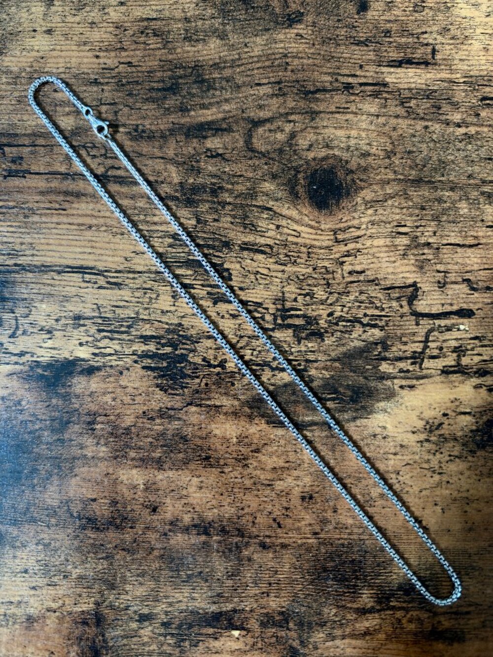 David Yurman Box Chain Necklace in Sterling Silver - 2.7mm - 24"
